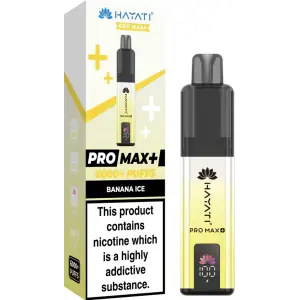Hayati Pro Max Plus 6000 Prefilled Pod Kit - 20mg | Banana Ice